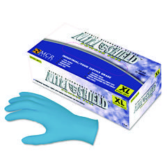 Disposable Nitrile Gloves, Large, 4 mil, Powder-Free, 100/Box